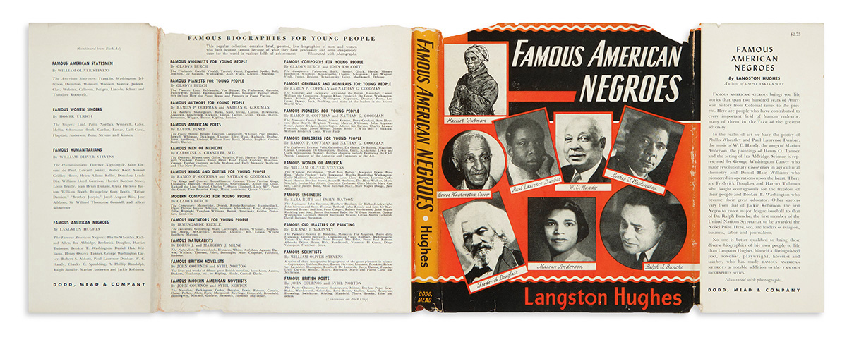 (LITERATURE.) Langston Hughes. Famous American Negroes.